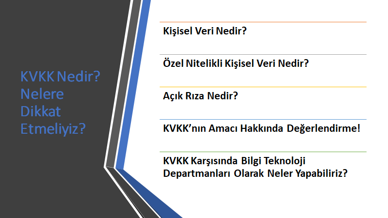 KVKK Nedir? Nelere dikkat etmeliyiz?