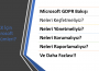 KVKK için Microsoft Çözümleri